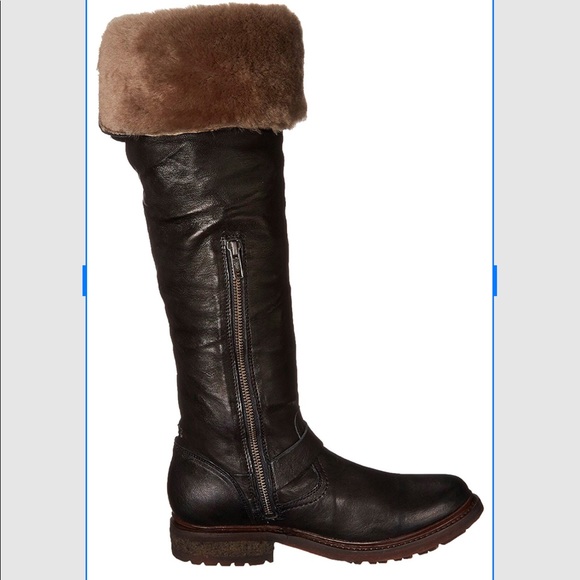 Frye OTK fully shearling lined boots nwot - Picture 3 of 8